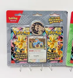 LOT OF 2 Pokemon TCG Ascended Heroes 2-Pack Blister Erika Larry FACTORY SEALED - Image 2