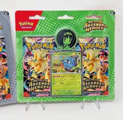 LOT OF 2 Pokemon TCG Ascended Heroes 2-Pack Blister Erika Larry FACTORY SEALED - Image 3