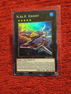 Yu-Gi-Oh! TCG N.As.H. Knight led9-en003 1st Edition Rare - Image 5