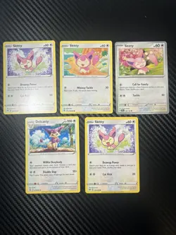 5x Skitty Card Lot Pokemon Cards Tcg Collection - Image 1