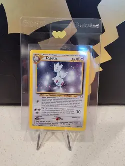 Pokemon TCG Togetic 16/111 Neo Genesis Unlimited SWIRL Holo Rare Card - Image 1