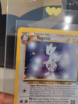 Pokemon TCG Togetic 16/111 Neo Genesis Unlimited SWIRL Holo Rare Card - Image 2