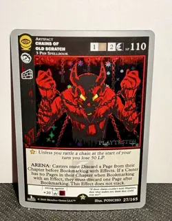 MetaZoo Chains of Old Scratch Playtester Seance Full Holo Card 27/165 - Image 1