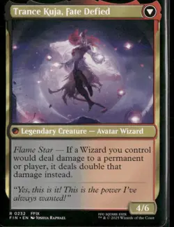 Kuja, Genome Sorcerer // Trance Kuja, Fate Defied Final Fantasy MTG NM - Image 2
