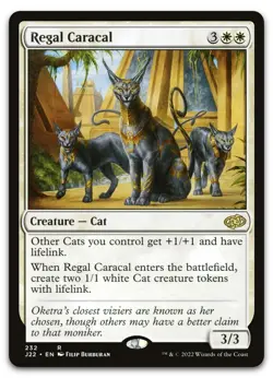 Regal Caracal #232 (NM) Jumpstart 2022 J22 Magic MTG - Image 1