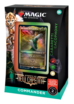 Streets of New Capenna Commander Deck - Cabaretti Cacophony MTG Brand New Sealed 195166121468 - Image 1