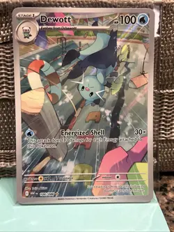 Pokemon TCG Dewott Card Sv: White Flare (WHT) 106/086 Illustration Rare - Image 1