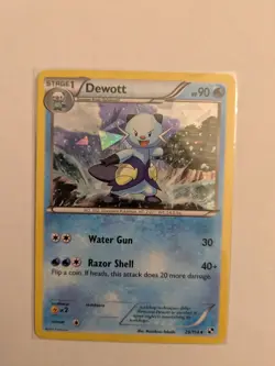 Dewott Cracked Ice holo 28/114 Promo Pokemon TCG - Image 1