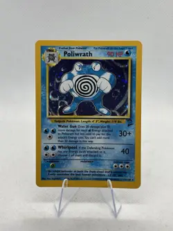 Pokemon Base Set 2 Poliwrath 15/130 Holo Rare Card NM/M - Image 1