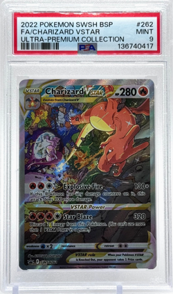 Pokemon Charizard VSTAR Promo SWSH262 PSA 9 Mint TCG - Image 1