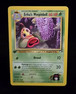 Pokemon TCG - ERIKA'S WEEPINBELL - #48 - 1ST EDITION - GYM HEROES (2000) - LP/NM - Image 1