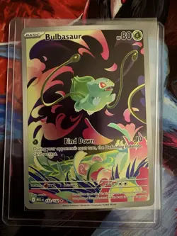 Bulbasaur, Ivysaur & Venusaur Pokemon Illustration Rare Set Evolution - Image 3