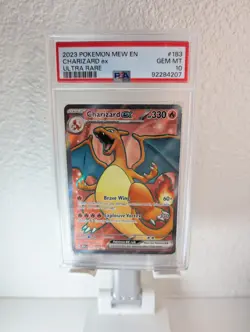 2023 Pokemon Obsidian Flames Charizard EX Ultra Rare PSA 10 - Image 1