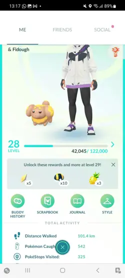Pokemon Go (Stage 28) Shiny Fidough ( 20 Shinys ) - Image 1