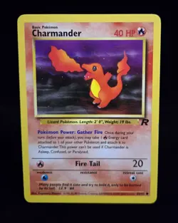 Pokemon TCG - CHARMANDER - 50/82 - UNLIMITED - TEAM ROCKET (2000) - WOTC - MP/LP - Image 1