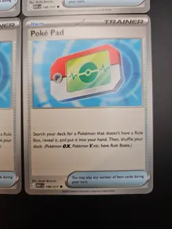 4x Poke Pad 198/217 Ascended Heroes Pokemon Trainer Play Set Of 4 - Image 3