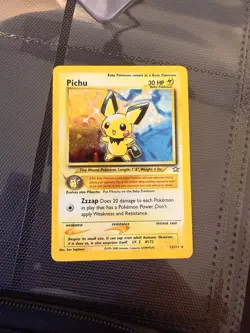 Pokemon TCG Pichu Holo Rare Neo Genesis 12/111 - Image 1
