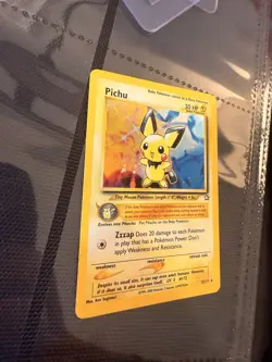 Pokemon TCG Pichu Holo Rare Neo Genesis 12/111 - Image 2