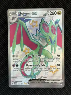 Noivern ex Pokemon Paldean Fates 220/091 Shiny Full Art Ultra Rare NM - Image 1