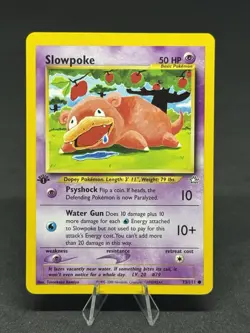 Pokemon Slowpoke 73/111 Neo Genesis 1st Edition Regular - Image 1