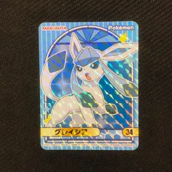 S1294 Glaceon HOLO Japanese Pokemon Marumiya Holo Sticker 34 M4 - Image 1