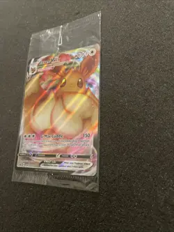 SEALED Eevee VMAX SWSH087 Black Star Promo Full Art Holo Pokemon TCG 2021 NM - Image 4