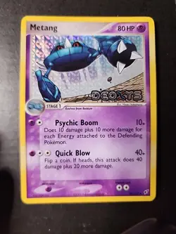 METANG 40/107 EX DEOXYS REVERSE + HOLO STAMPED POKEMON TCG 2005 - Image 1