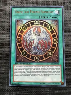 Yu-Gi-Oh! TCG Harpie Lady Phoenix Formation Limited Edition Ultra Rare NM - Image 1