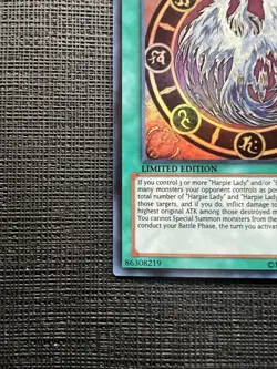 Yu-Gi-Oh! TCG Harpie Lady Phoenix Formation Limited Edition Ultra Rare NM - Image 5