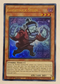 Yu-Gi-Oh Ghostrick Stein Ultra Rare GFP2-EN067 -- 1st edition - Image 1