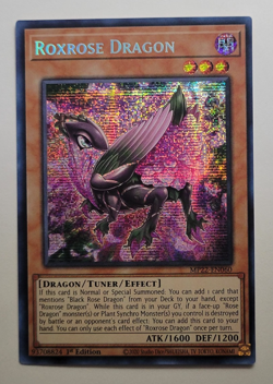 Yu-Gi-Oh Roxrose Dragon 1st Ed Secret Rare MP22-EN060 - Image 1