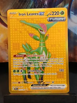 Iron Leaves EX 213/162 SV05: Temporal Forces Pokemon Card - Image 2