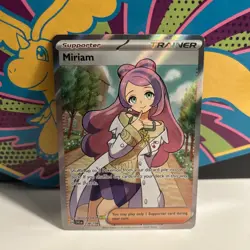 Miriam 238/198 Scarlet & Violet Base Set Full Art Ultra Rare Pokemon Card - Image 1