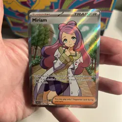 Miriam 238/198 Scarlet & Violet Base Set Full Art Ultra Rare Pokemon Card - Image 4