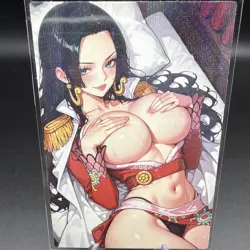 Boa Hancock One Piece Anime Waifu Card Doujin ACG Goddess Holo - Image 1