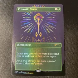 [1x] Prismatic Omen (1104) - Borderless Near Mint, English Secret Lair MTG Magic - Image 1