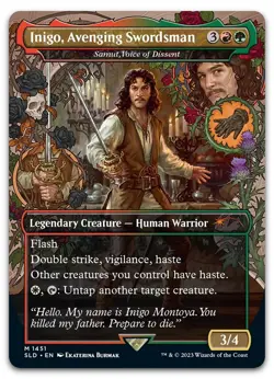 Inigo, Avenging Swordsman - Samut, Voice of Dissent #1451 NM Secret Lair Drop - Image 1