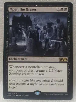 Mtg Open the Graves x1 M19 NM - Image 1