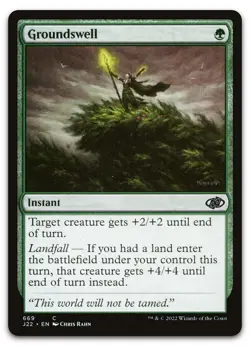 Groundswell #669 (NM) Jumpstart 2022 J22 Magic MTG - Image 1