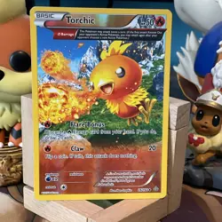 Pokemon TCG Torchic Uncommon Ω Barrage XY Primal Clash 26/160 Regular 2015 MINT - Image 1