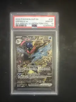 2024 POKEMON SVP PROMO SPECIAL ILLUSTRATION COLLECTION #132 GRENINJA EX PSA 10 - Image 1