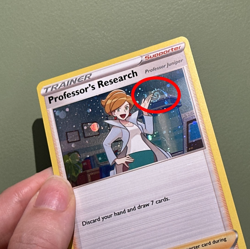 MEW TAIL COSMO HOLO SWIRL Pokemon Professor’s Research 060/072 Shining Fates - Image 1