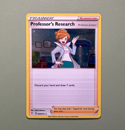 MEW TAIL COSMO HOLO SWIRL Pokemon Professor’s Research 060/072 Shining Fates - Image 2