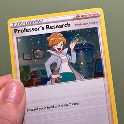 MEW TAIL COSMO HOLO SWIRL Pokemon Professor’s Research 060/072 Shining Fates - Image 5