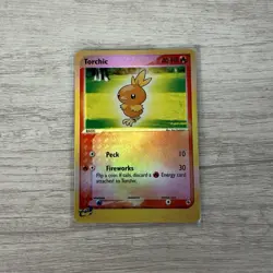 Pokemon TORCHIC 73/109 REVERSE HOLO EX Ruby & Sapphire 2003 - LP - Image 1