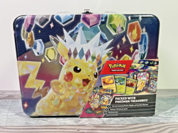 Pokemon TCG 2024 Fall Collector Chest Pikachu Tin Box Factory Sealed - Image 1