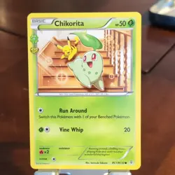 Pokemon Chikorita Generations RC1/RC32 Common Basic HP50 English - Image 1