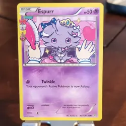 Pokemon Espurr Generations Common RC14-32 Basic HP50 2016 English - Image 1