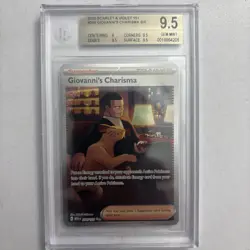 Pokemon TCG Giovanni's Charisma Sir 204/165 Scarlet & Violet 151 2023 BGS 9.5 - Image 1