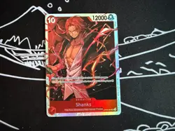 Shanks OP09-004 SR Emperors New World English - NM One Piece TCG - Image 1